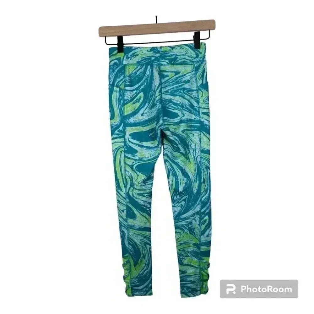 Lands' End Girls Activewear Leggings sz M 10-12 - Picture 2 of 4